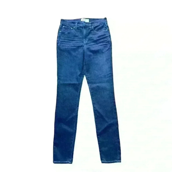 9" high-rise toothpick j crew skinny jeans size 28T - Picture 4 of 14